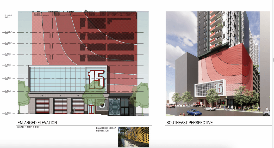 Images: Tweaked designs for tower over Midtown fire station arrive ...