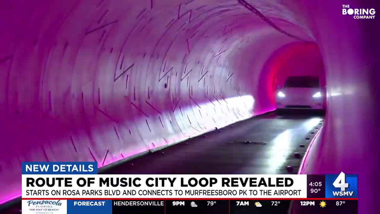 Nashville Tesla tunnel: Route of Music City Loop revealed