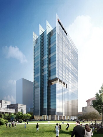 Bridgestone HQ Celebrates Construction Milestone - Tire Review Magazine