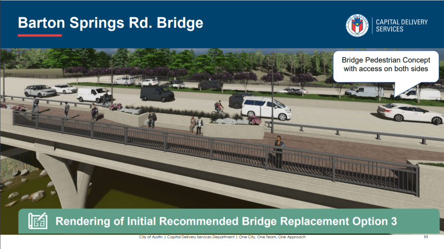 Austin OKs design work for Barton Springs bridge replacement ...