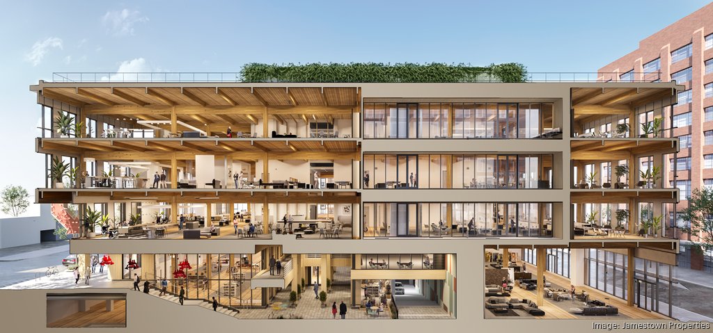 Jamestown goes vertical on Ponce timber office building ...