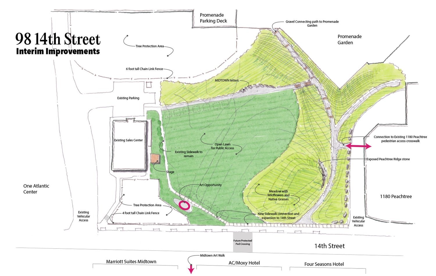 Interim Improvements: 98 14th Street Public Space | Midtown ...