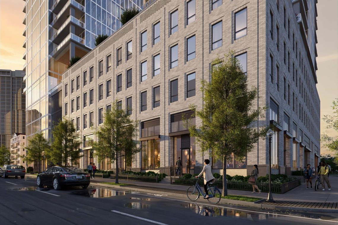 Images: Revised tower plans unveiled near cusp of Piedmont Park | Urbanize Atlanta