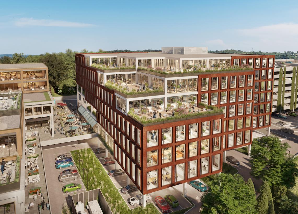 North of Atlanta, new office (yes, office) project almost fully leased | Urbanize Atlanta