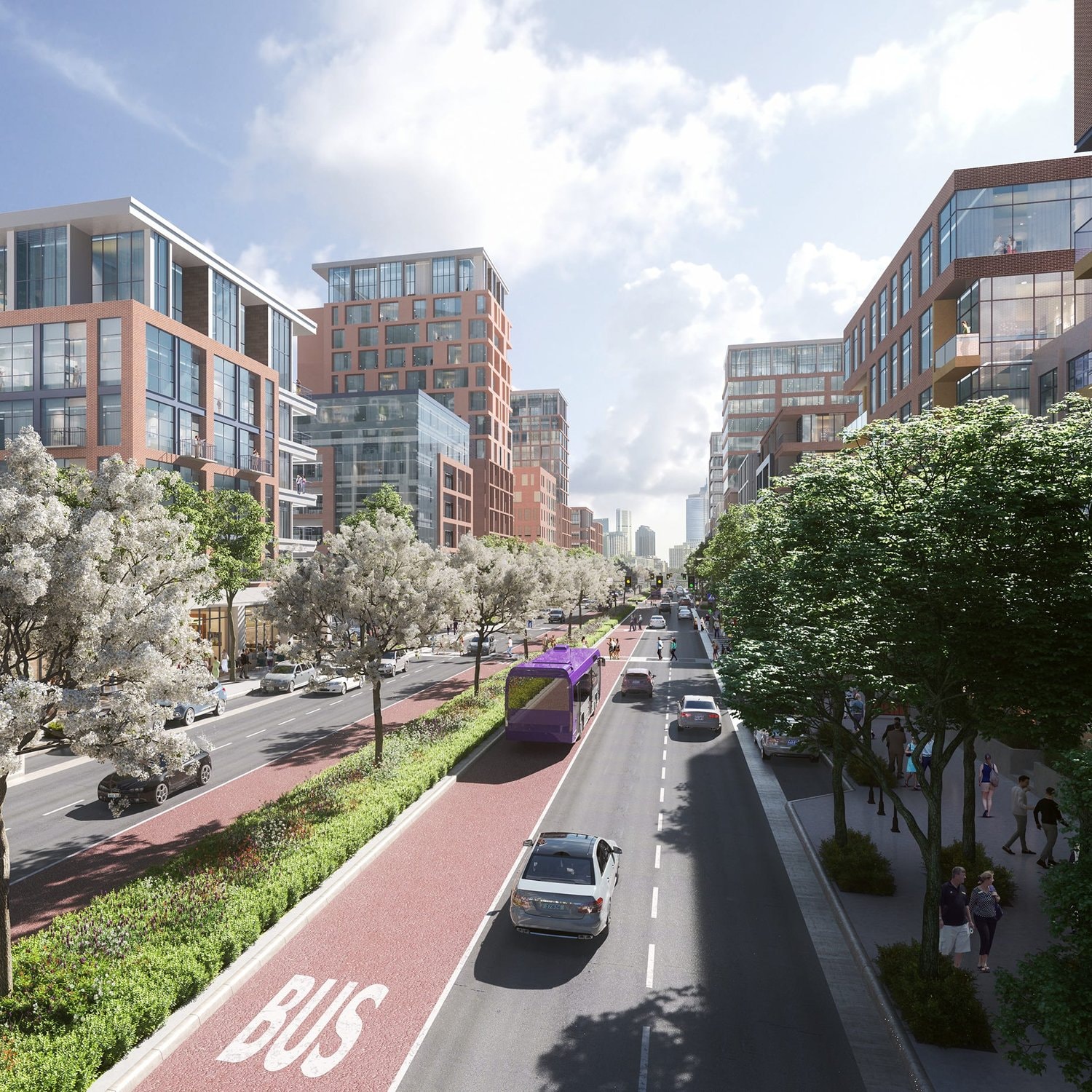 New renderings: Proposal for Nashville's East Bank neighborhood