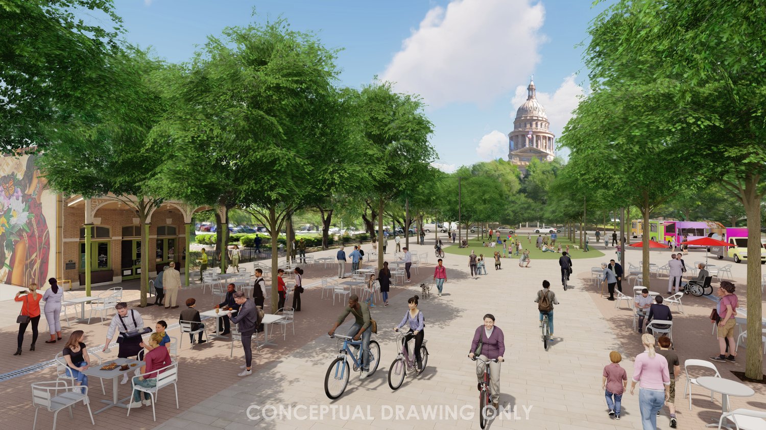 New plan reimagines Congress Avenue as a walkable downtown ...