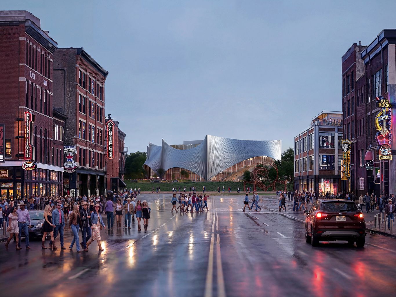 TPAC unveils design for East Bank center - Axios Nashville
