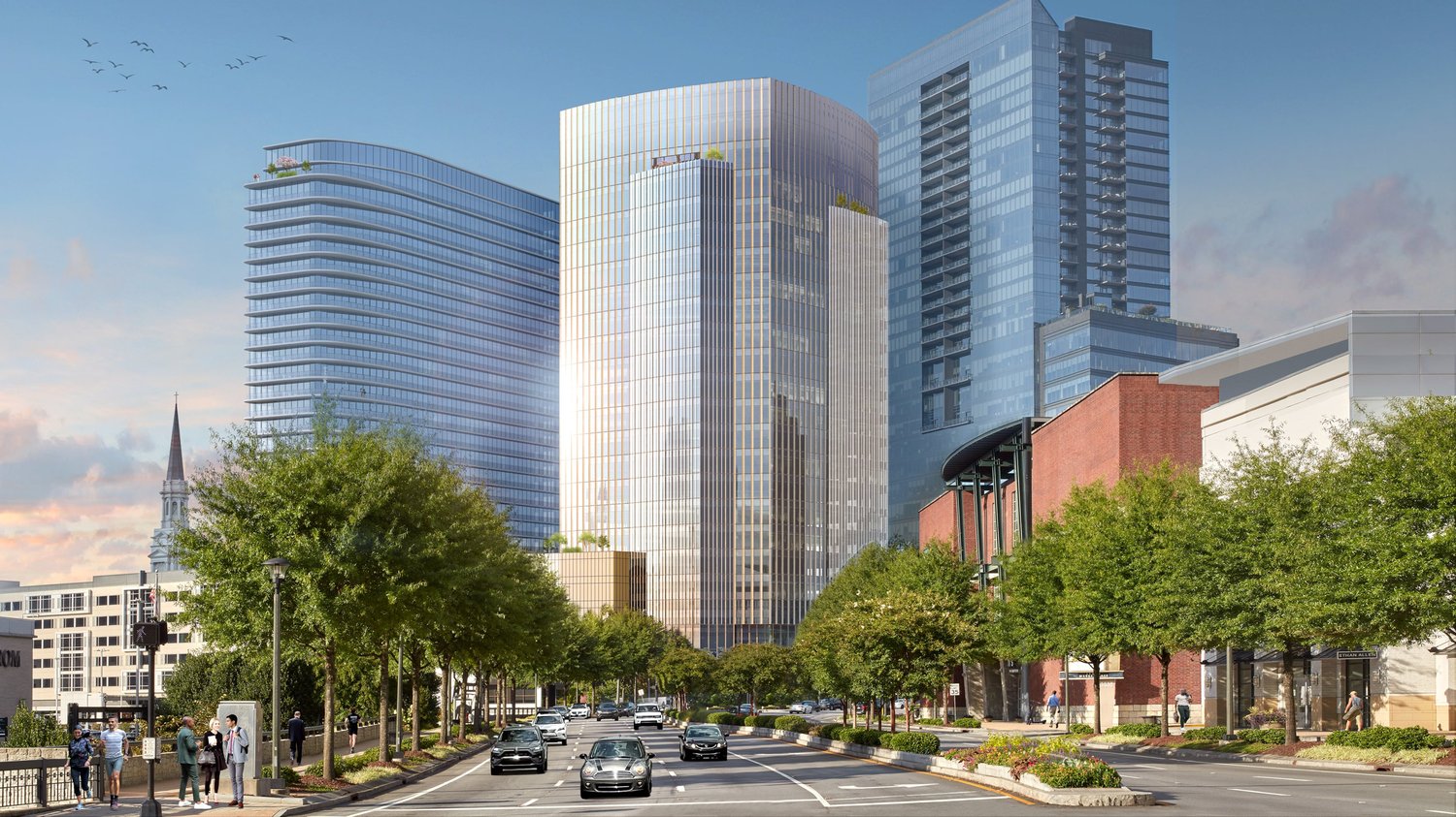 Office tower and apartments proposed for Church at Wieuca ...