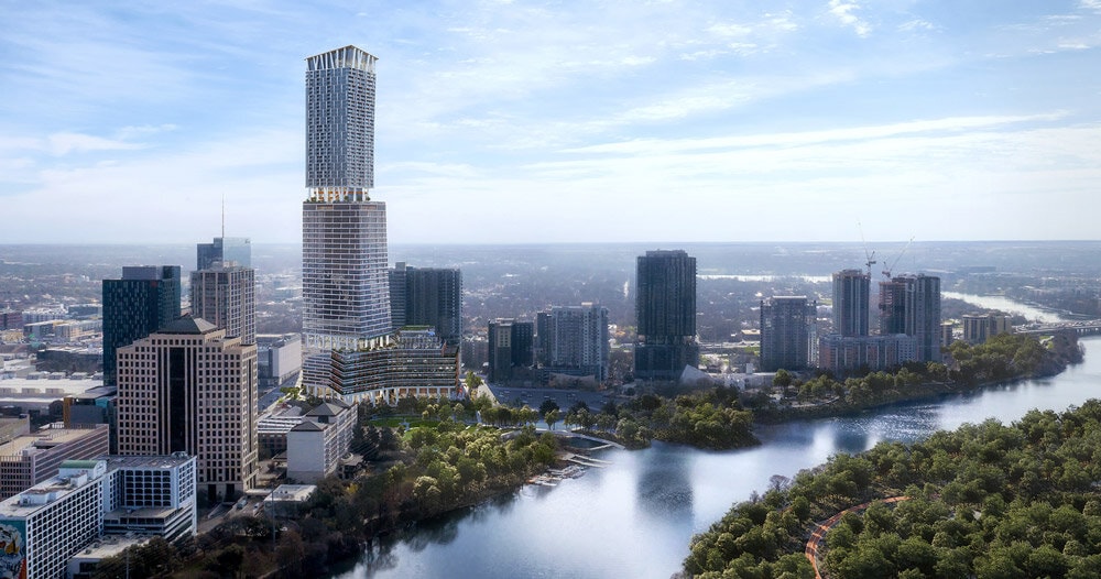 KPF's 'waterline' in austin to become tallest skyscraper in texas
