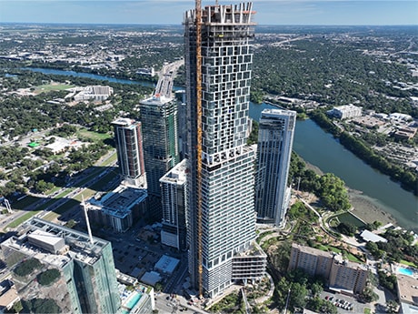 Lincoln Property Co., Kairoi Top Out 74-Story Waterline Mixed-Use Tower in Downtown Austin - Multifamily & Affordable Housing Business