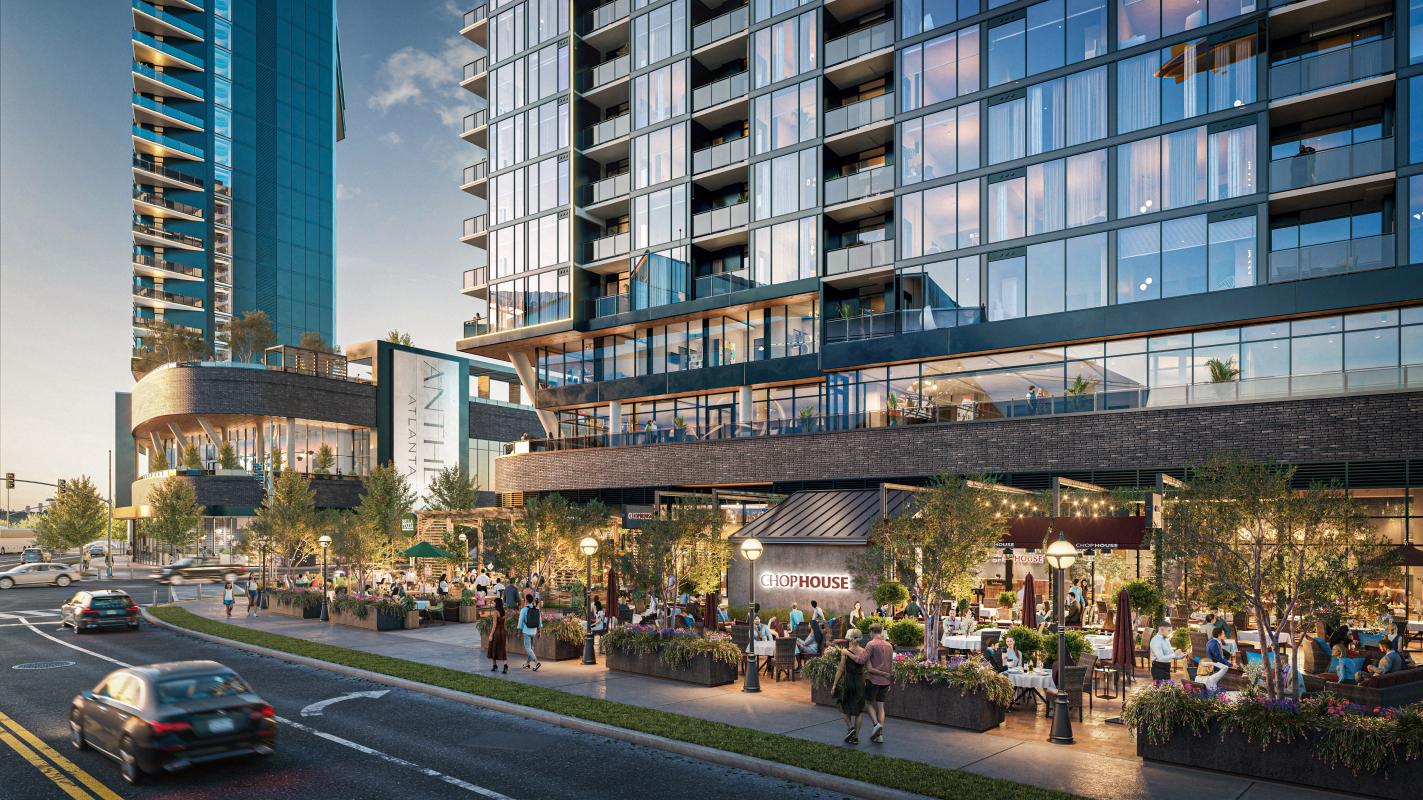 Centennial Yards first new tower tops out, reveals name ...
