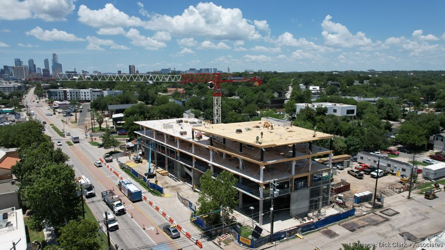 Mass timber office building rising fast in East Austin - Austin ...