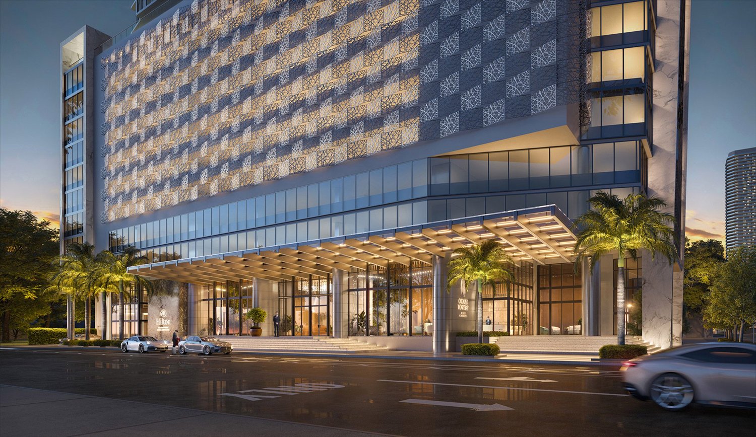 Ultra-modern" Okan Tower skyscraper under construction in Miami