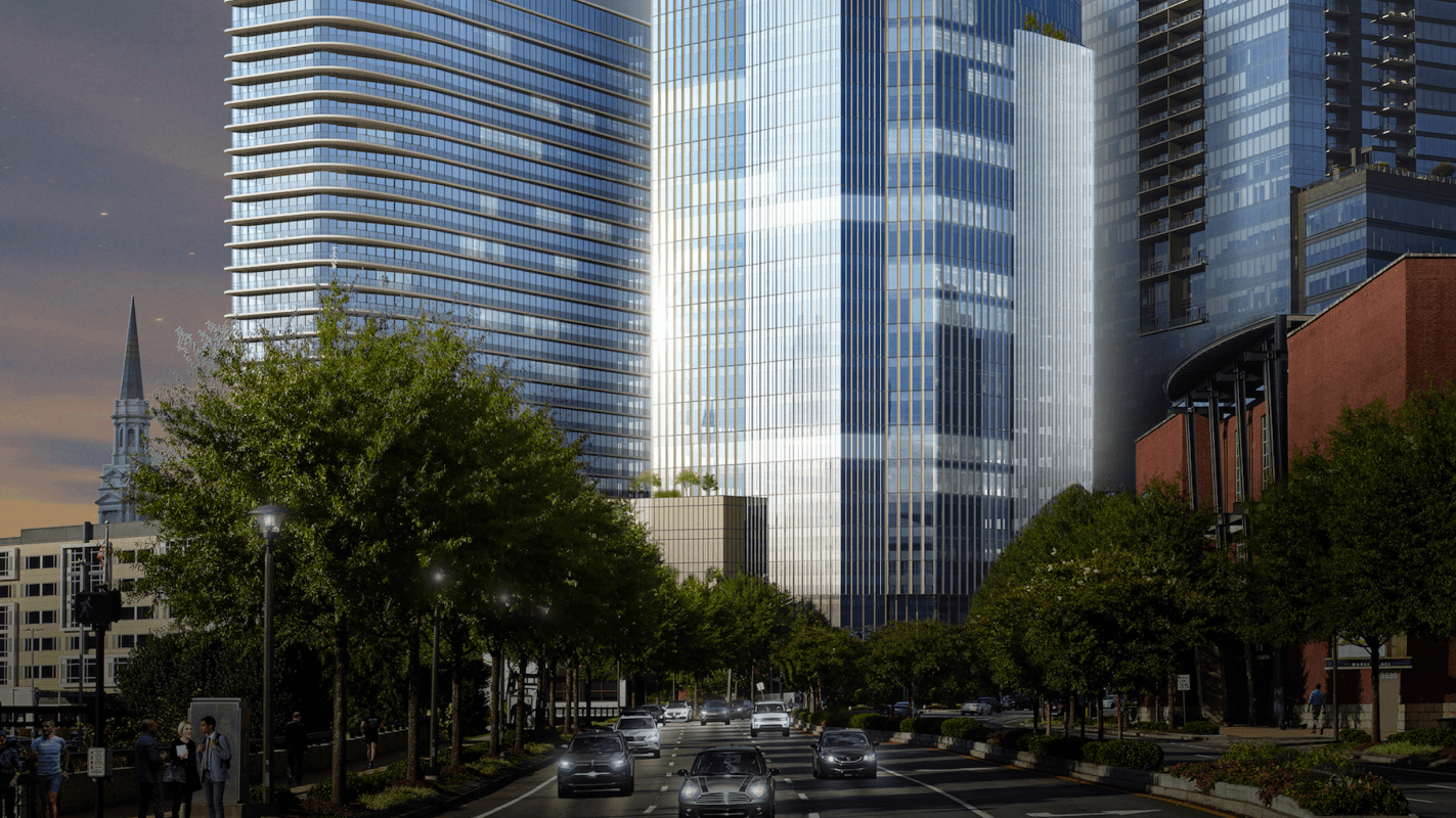 Visuals, details revealed for two-tower Peachtree Road ...