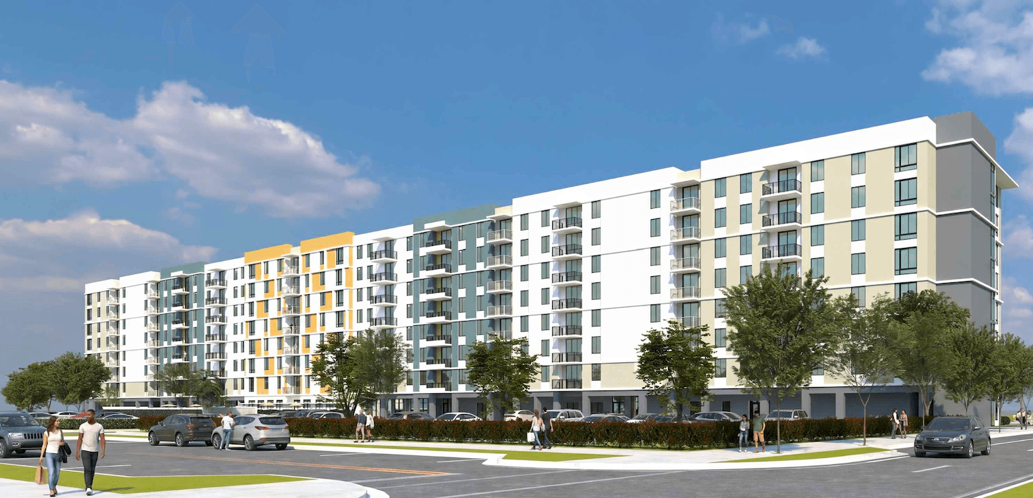 220-Unit Aura Living Apartments Proposed in Leisure City Area of South Miami-Dade County - Florida YIMBY