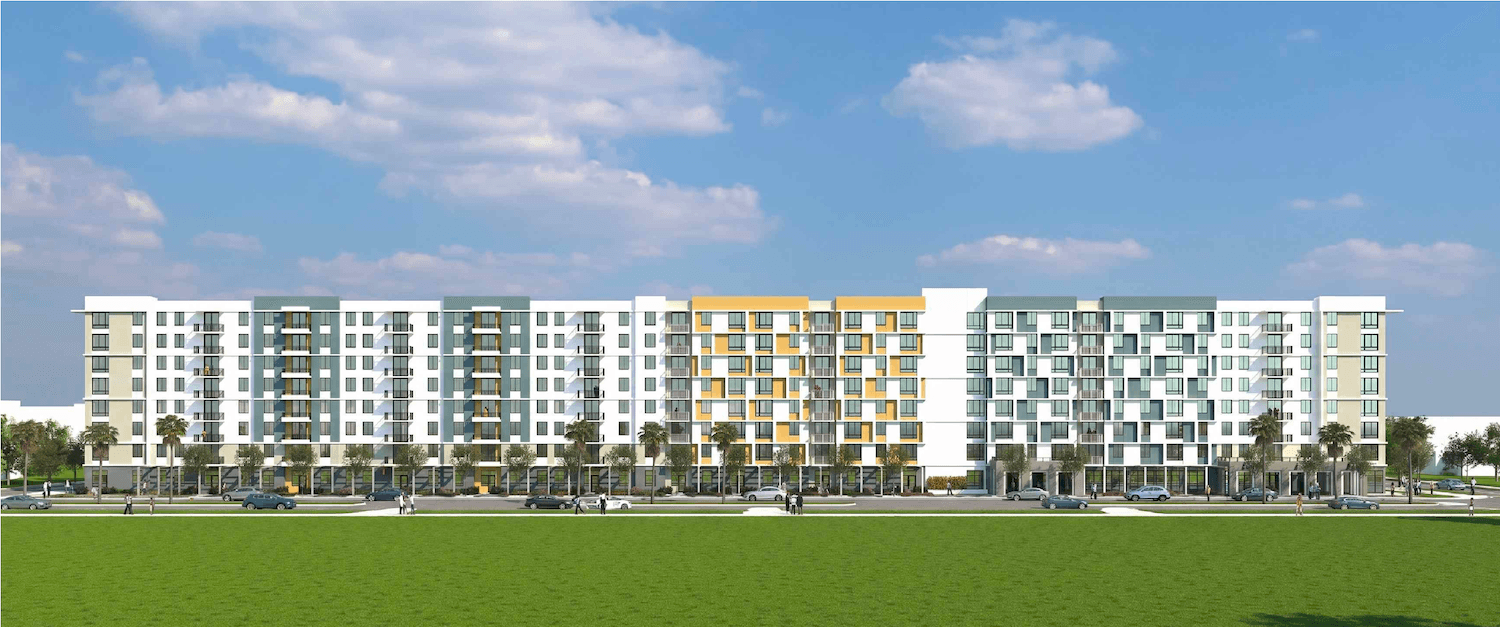 220-Unit Aura Living Apartments Proposed in Leisure City Area of South Miami-Dade County - Florida YIMBY
